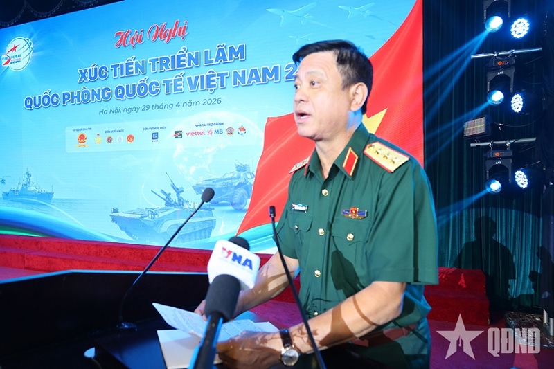 Triển lãm Quốc phòng quốc tế Việt Nam 2026: Thượng tướng Nguyễn Trường Thắng dự và chỉ đạo Hội nghị xúc tiến thương mại